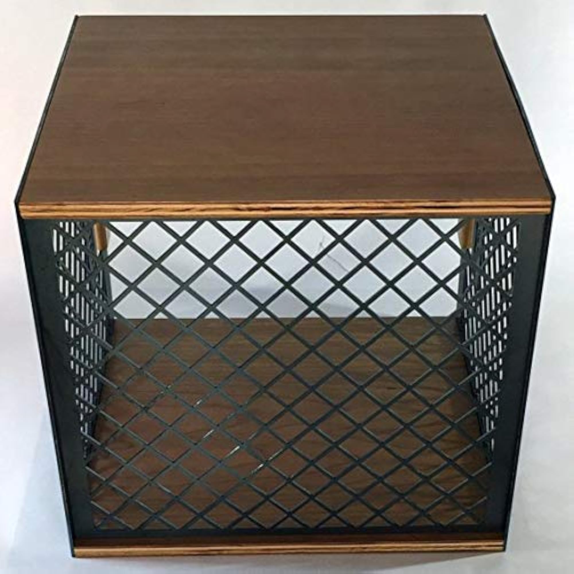 Vinyl Record Storage Crate in Cherry Finish